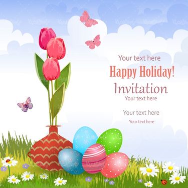 Colorful egg vector