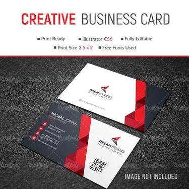 Vector business card