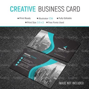 Vector business card