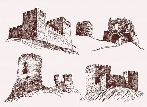 وکتور بناهای قدیمی