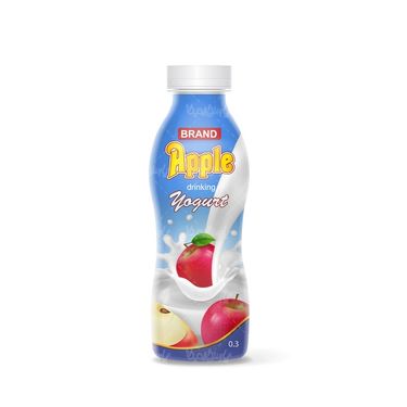 وکتور بطری شیر میوه