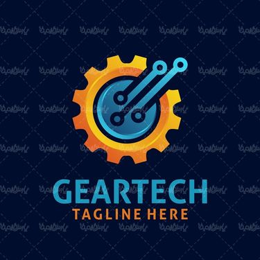 Vector logo gear