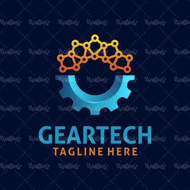 Vector logo gear