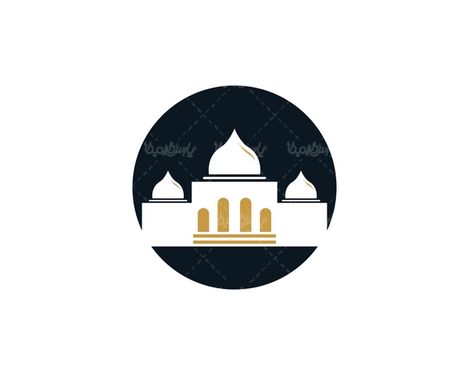 وکتور گنبد و گلدسته