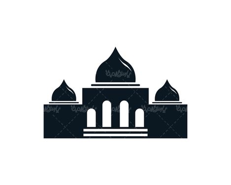 وکتور گنبد و گلدسته