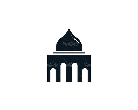 وکتور گنبد و گلدسته