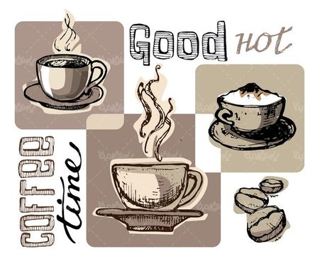 Vector logo coffee