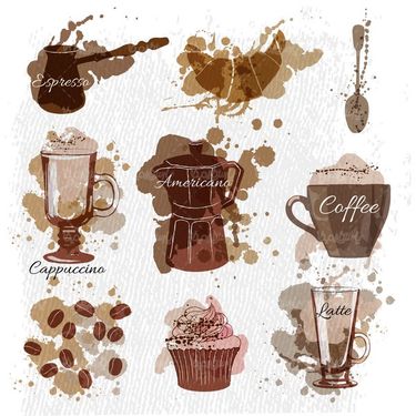 Vector logo coffee