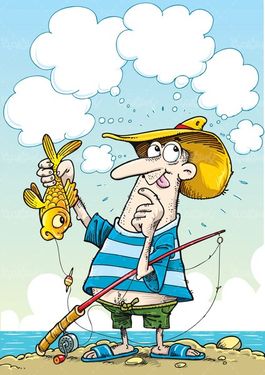 Fisherman Vector