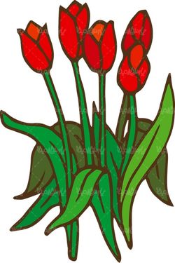 وکتور گل طبیعی