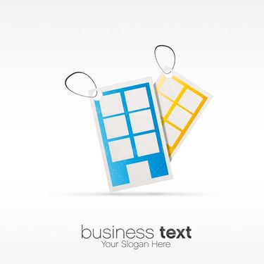 Vector logo real estate