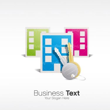 Vector logo real estate