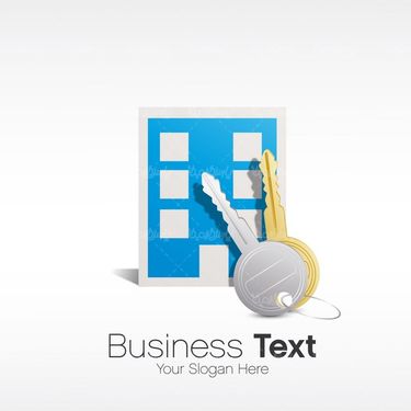 Vector logo real estate