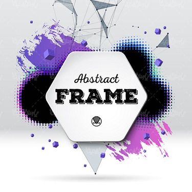 وکتور قاب انتزاعی