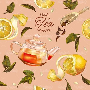 وکتور چای لیمو