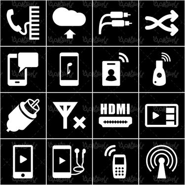 وکتور آیکن موبایل