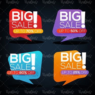 Vector Label Sale