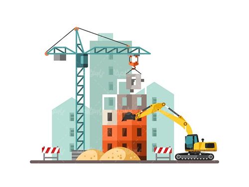 وکتور جرثقیل ساختمانی