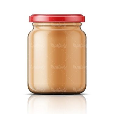 وکتور شیشه مواد غذایی