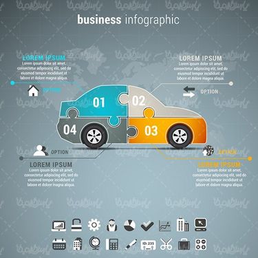 Infographic vector