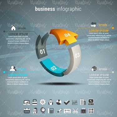 Infographic vector