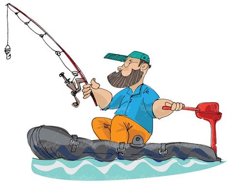 وکتور قایق ماهیگیری