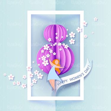 وکتور طرح روز زن