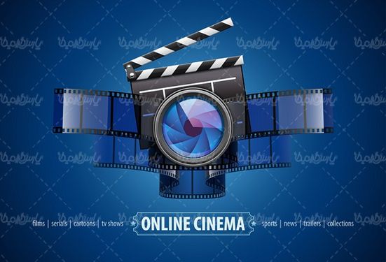 Movie tape vector