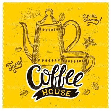 Vector coffee cup