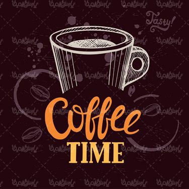 Vector coffee cup