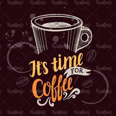 Vector coffee cup