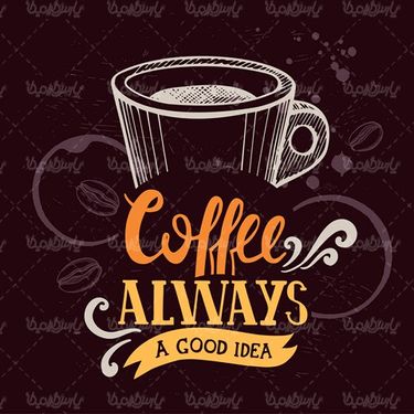 Vector coffee cup