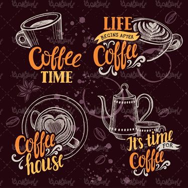 Vector coffee