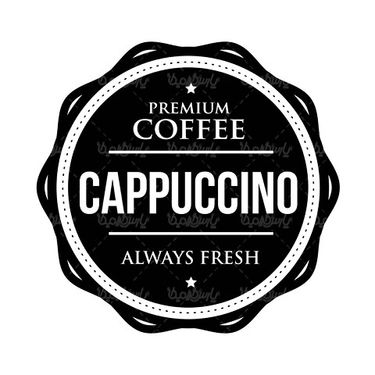 Vector Label Coffee