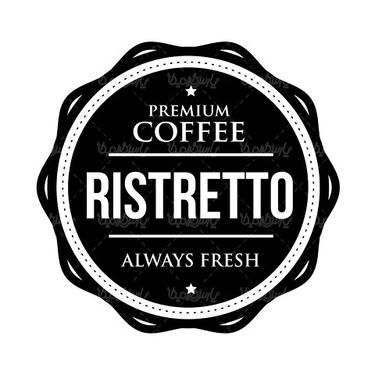 Vector Label Coffee