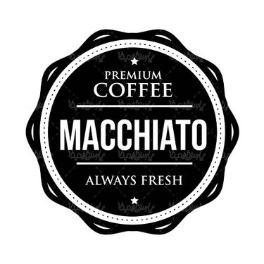 Vector Label Coffee