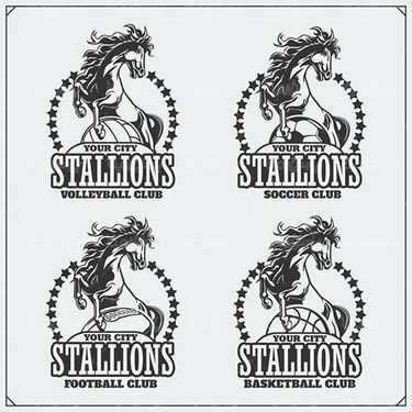 Horse vector