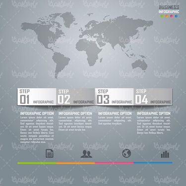 وکتور لیبل اینفوگرافی