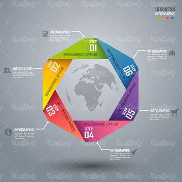 وکتور اینفوگرافی تجارت