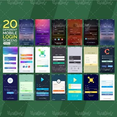 وکتور اپلیکیشن موبایل