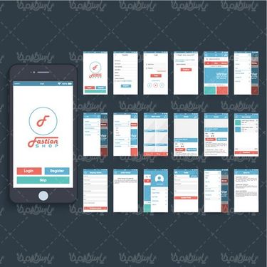 Mobile Application Vector