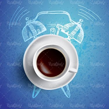وکتور فنجان قهوه