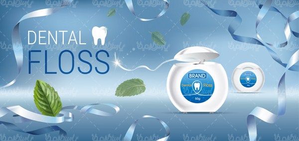 Vector dental floss