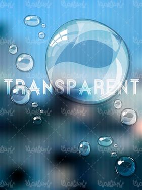 Bubble background vector