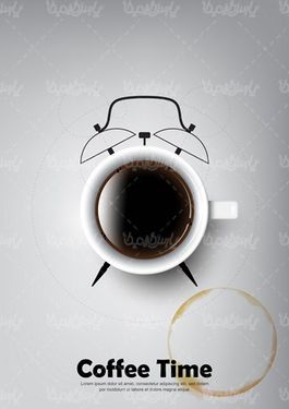 وکتور فنجان قهوه