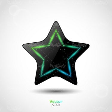 Vector Glass Label