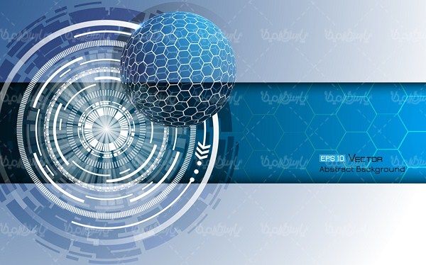 وکتور پس زمینه تکنولوژی
