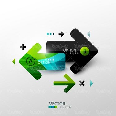 وکتور اینفوگرافی رنگی