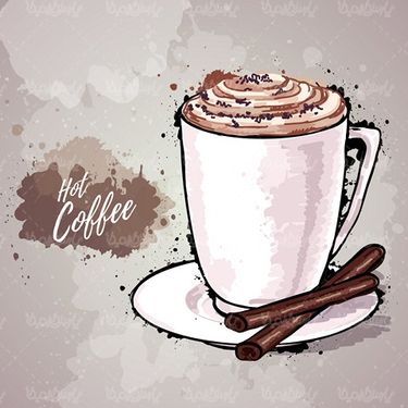 وکتور فنجان قهوه
