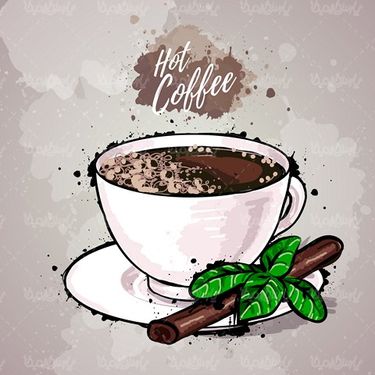 وکتور فنجان قهوه